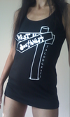 Ladies Black Tank Top, WxSW design