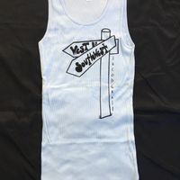 Ladies Blue Tank Top, WxSW design