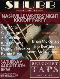 SHUBB Nashville Writers' Night Kickoff