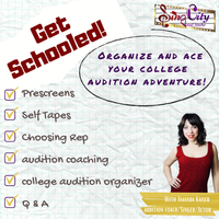 Get Schooled! Organize and Ace your College Audition Adventure with Amanda Kaiser