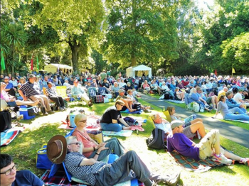 The audience at Abbotsbury 2017
