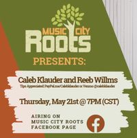Caleb Klauder & Reeb Willms on Music City Roots Facebook Live
