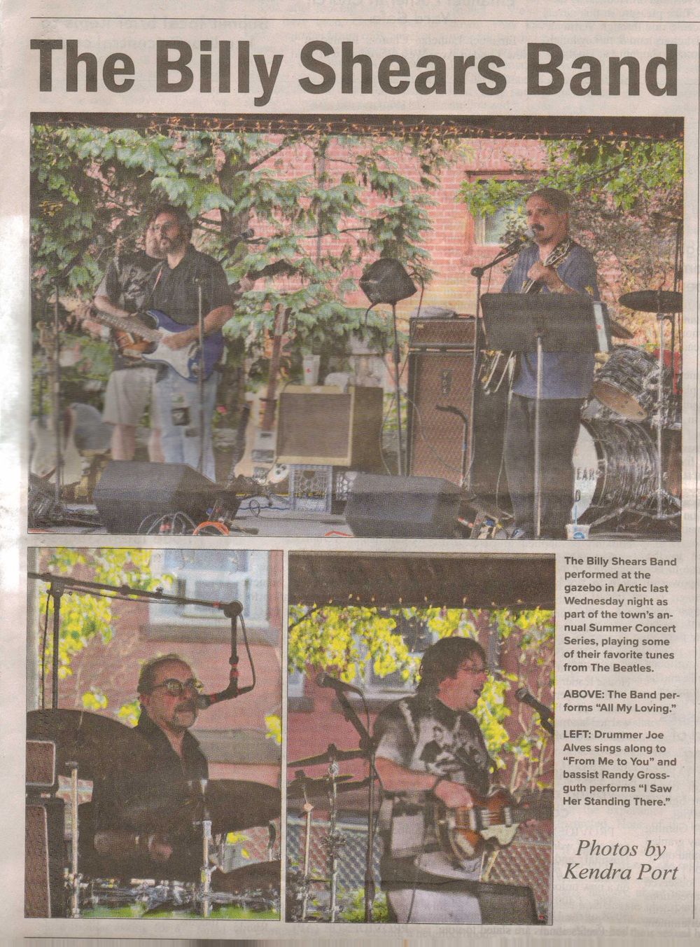 The Billy Shears Band Billy Shears Shows