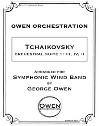 Tchaikovsky 'Orchestral Suite 1' movements 3, 4, 2