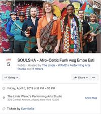 SOULSHA - Afro-Celtic Funk wsg Embe Esti