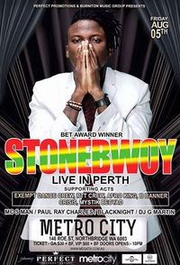 Stonebwoy Australian Tour Perth Melb Syd Bris