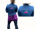 Upcycled Jean Jacket S