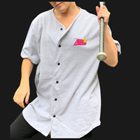Grey Baseball Shirt M- L