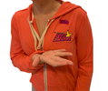 Upcycled Coral hoodie  S