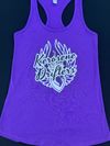 Ladies Racerback Tank Purple