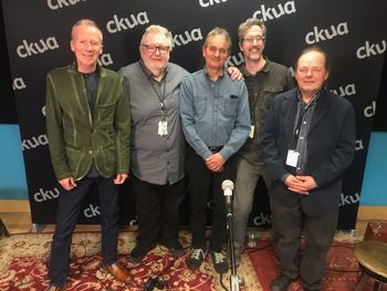 CKUA with Jamie Philp,John Towill and CKUA's Andy Donnelly and Grant Stovel

