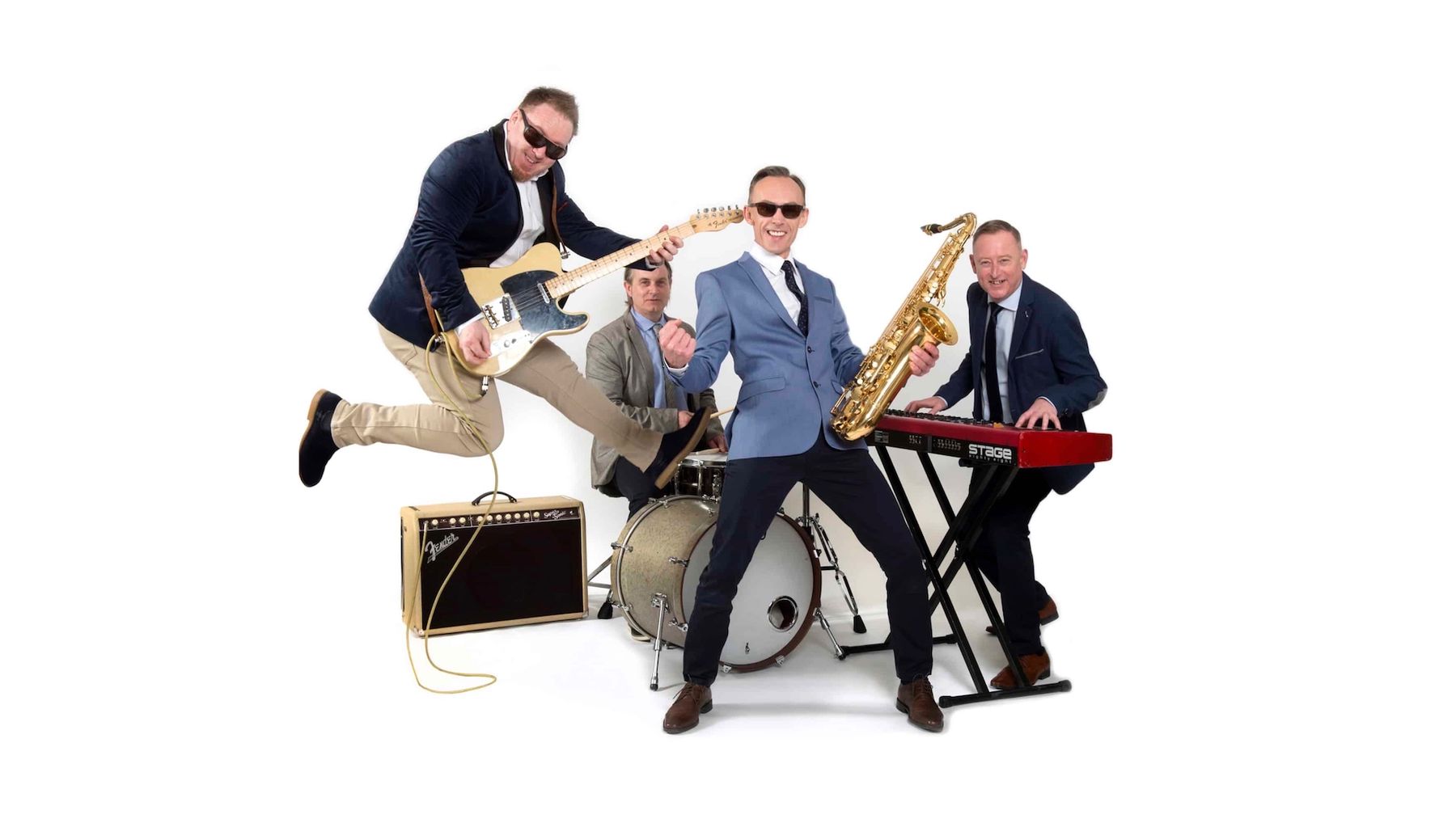 Wedding Bands in Ireland with saxophone A Few Good Men Wedding Band