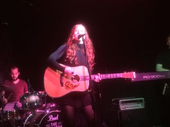 Jaclyn playing live in Nashville.
