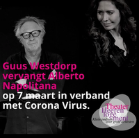 PROGRAM CHANGE: 'CAUSE OF CORONA IN NORTH-ITALY. Napolitano will be replaced by 'Guus Westdorp & Clementine' 