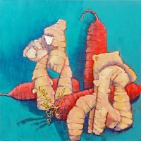 Carrots & Ginger |an original painting from Picture Cooking This
