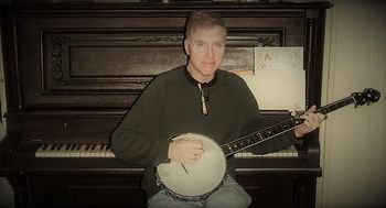 Drew Velting with banjo
