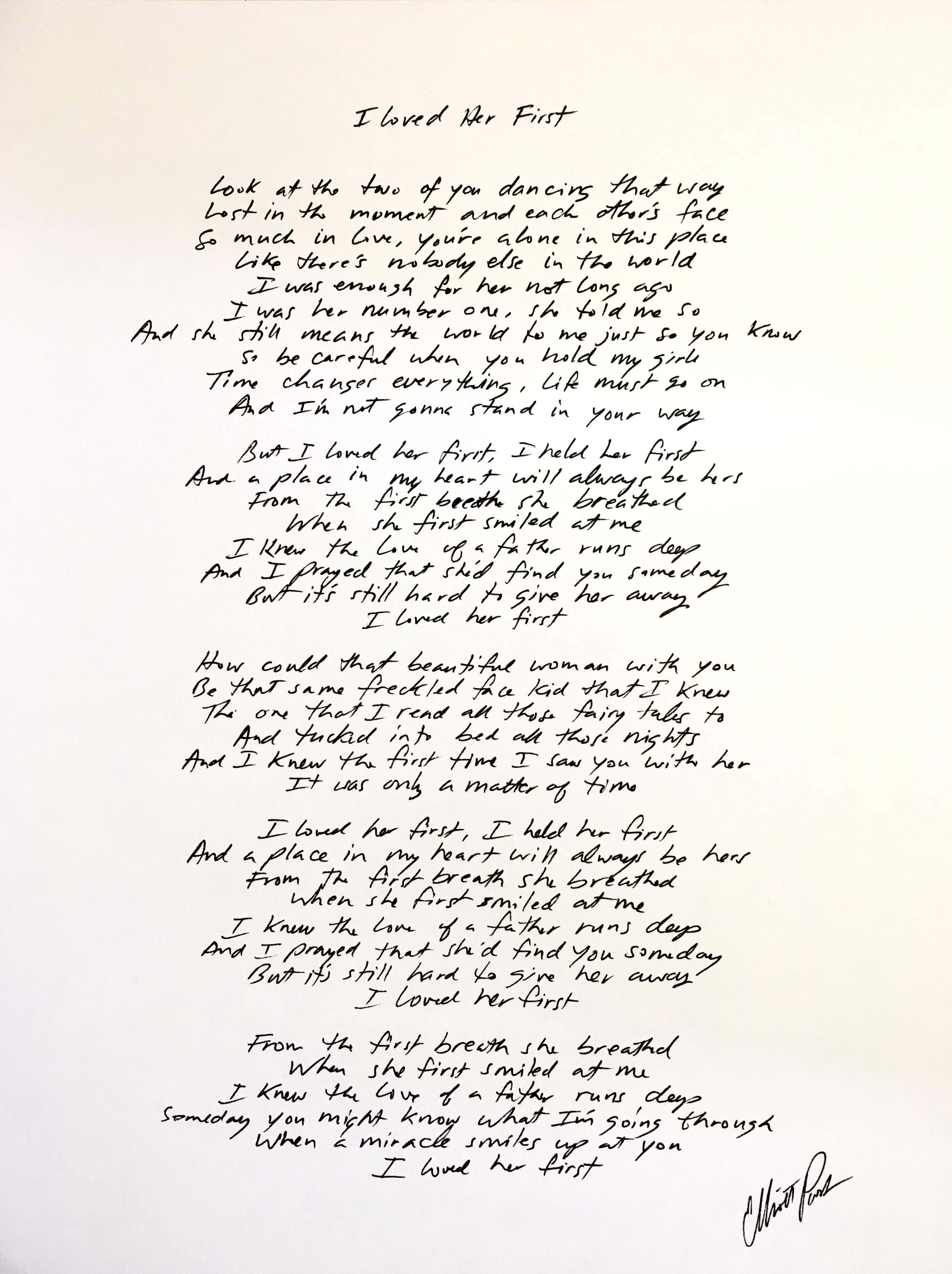 Like Gold - Handwritten Lyrics Photographic Print for Sale by KaiDee