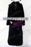 Male and Female Long Fur Coat Costume