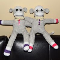 Betty & Veronica Sock Monkey Duo