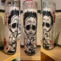 Leatherface Candle