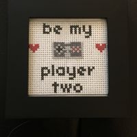 Be My Player Two cross stitch 