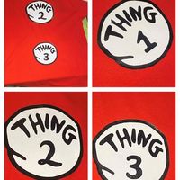 Thing 1/Thing 2/Thing 3 Pregnancy Couple Shirts