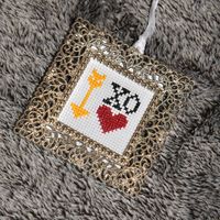 XO & Arrow Valentine's Cross Stitch