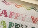 Happy Wife Happy Life cross stitch 