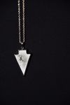 White Arrowhead Necklace