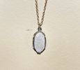 White Gemstone Necklace