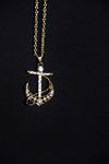 Gold Anchor Necklace