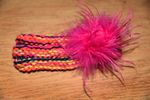 Girls MultiColored Headband with Feather Detail