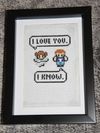 Leia & Hans Cross Stitch