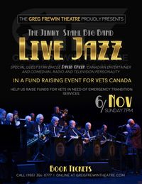 Genevieve-Renee Bisson with the Jimmy Stahl Big Band: Fundraiser for VETS Canada