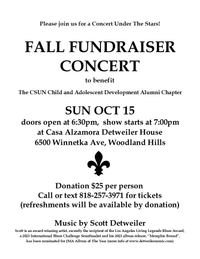 Solo Fall Fundraiser Concert