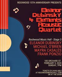 Eleanor Dubinsky 4 Elements Acoustic Quartet