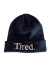 *New Item! Puff Stitch “Tired.” Beanie 