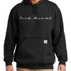 *LIMITED EDITION: Carhartt “Fuck Normal” Hooded Sweatshirt (BLACK)