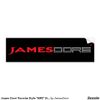 James Dore Porsche Style Bumper Sticker.
