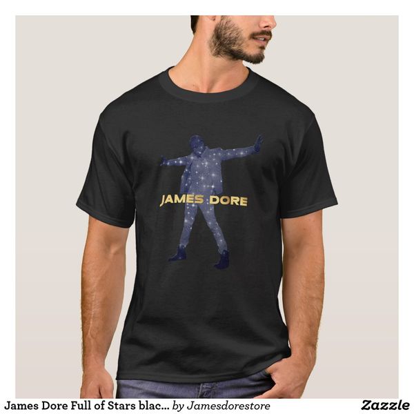 James Dore Full of Stars black T-Shirt