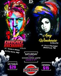 All Things Bowie and Winehouse Live at REV ROOM!