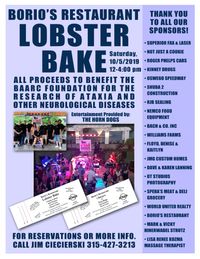  Borios Lobster Bake Benefit gig! Open To All!