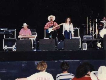 OPENING UP FOR GEORGE STRAIT.
