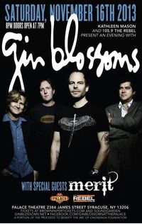 The Gin Blossoms With Special Guest Merit