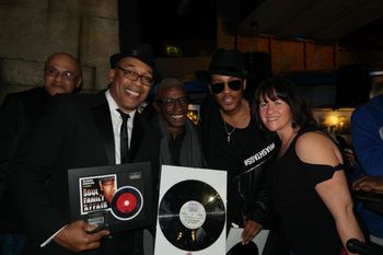 Georgie B, Junior Giscombe, Jeffrey Danial & Deborah Bell - Soul Survivor Awards - Feb 2017
