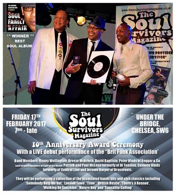 Soul Survivor Awards - Feb 2017
