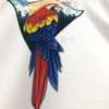 Womens T-shirt Parrot design