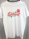 Mens T-shirt Diamant Rose Design