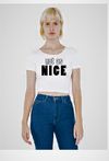 'NOT AS NICE' Crop Top