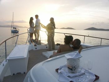 renewal of vows on M/Y elixir
